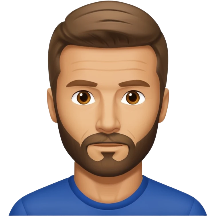 david becham beard emoji
