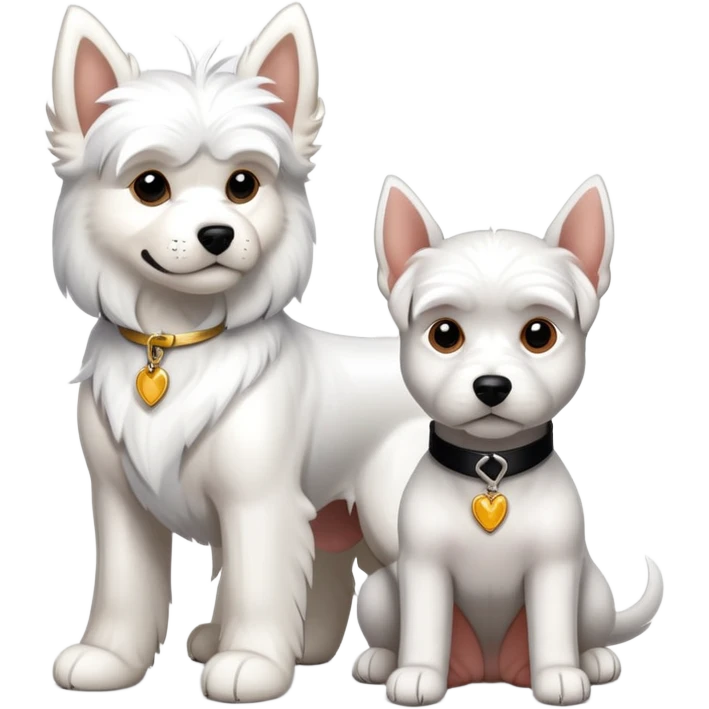 maltese with doberman emoji