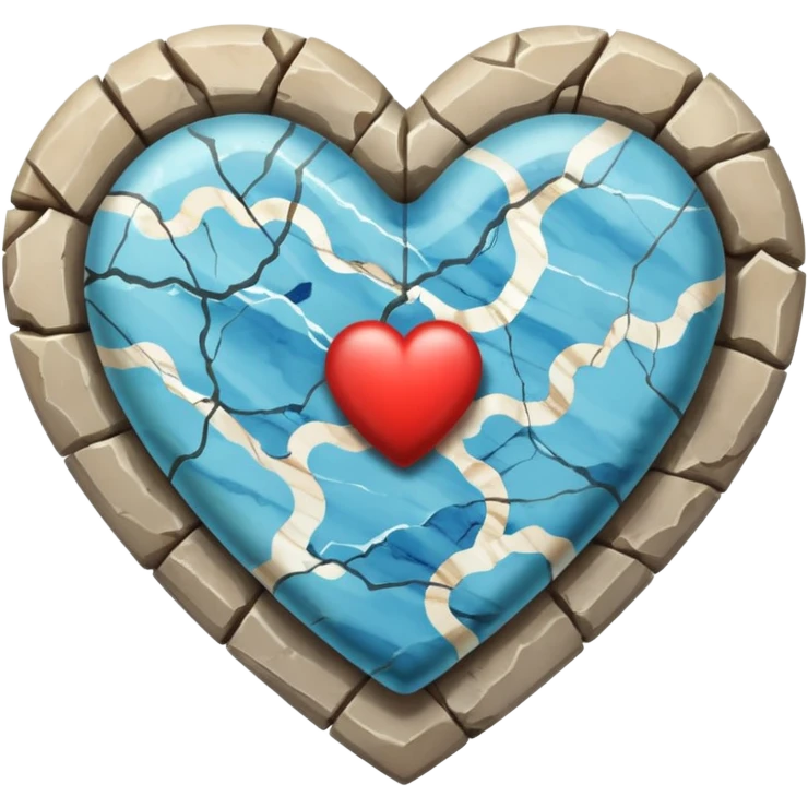 Greek heart emoji