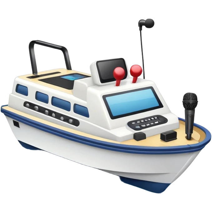 Karaoke boat emoji