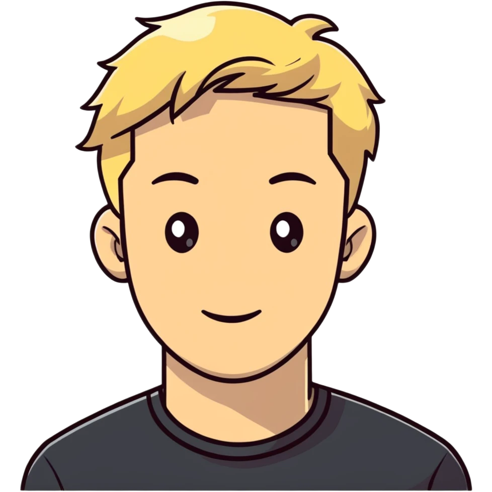 guy with blonde hair emoji