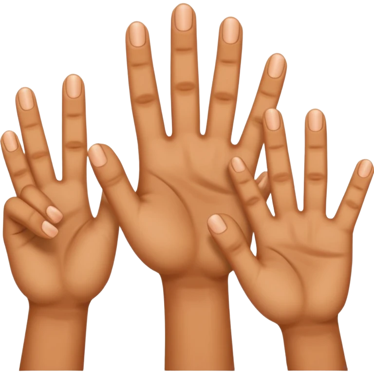 4 fingers holding up emoji
