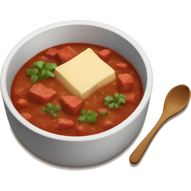 red stew emoji