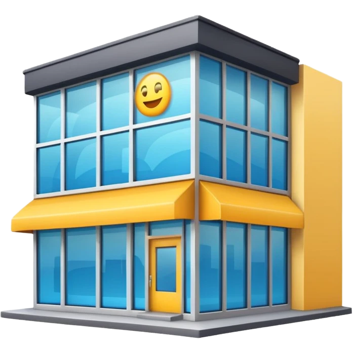 boutique building emoji style emoji