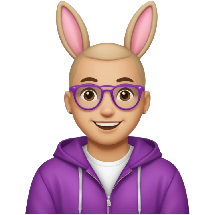 bad bunny rapper emoji