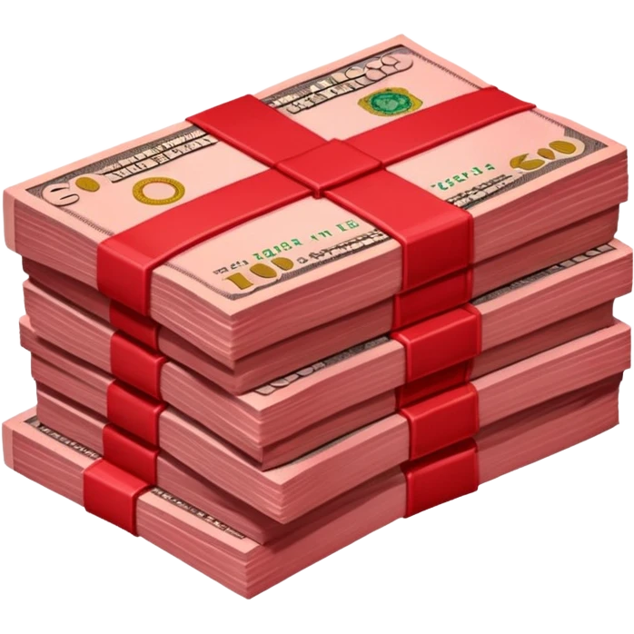 red color money emoji