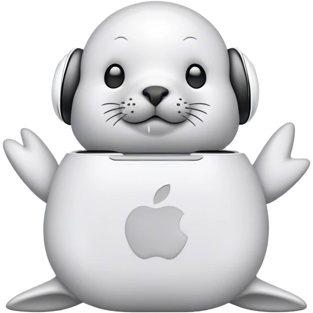 seal in airpods emoji