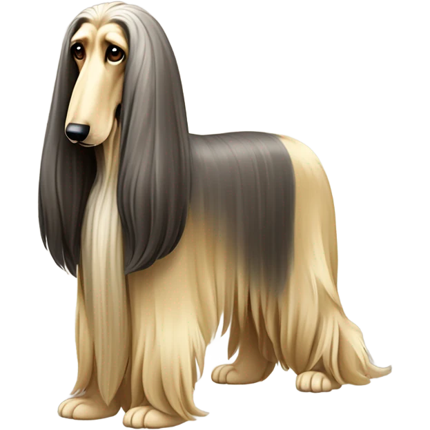 Afghan hound emoji