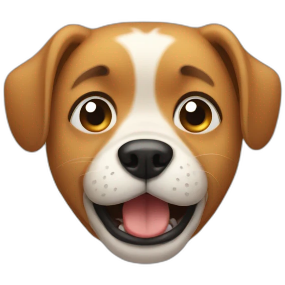 Dog crying  emoji