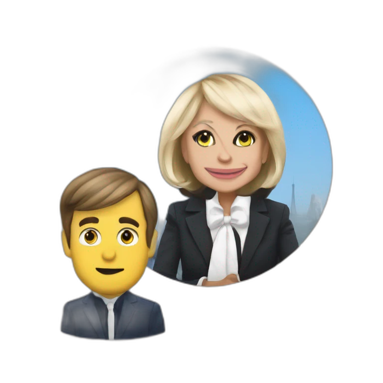 Macron sur brigitte macron emoji