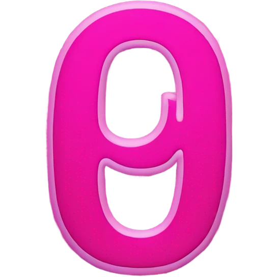 90 in pink emoji