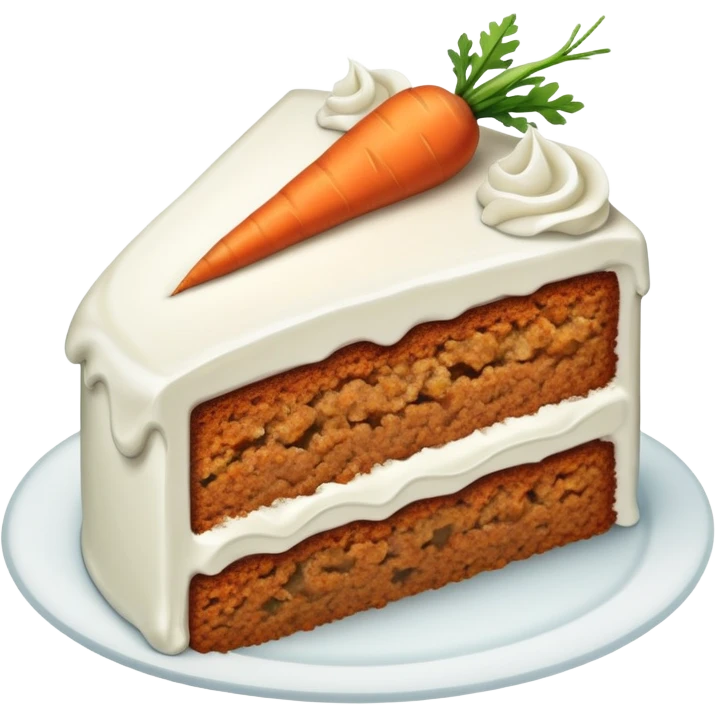Slice of carrot cake  emoji