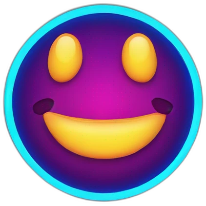 Juicy booty neon sign style man emoji