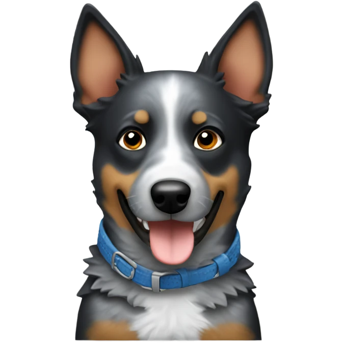 Australian blue heeler dog emoji