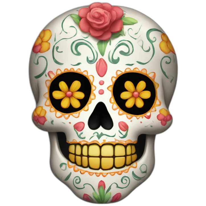 sugar skull emoji