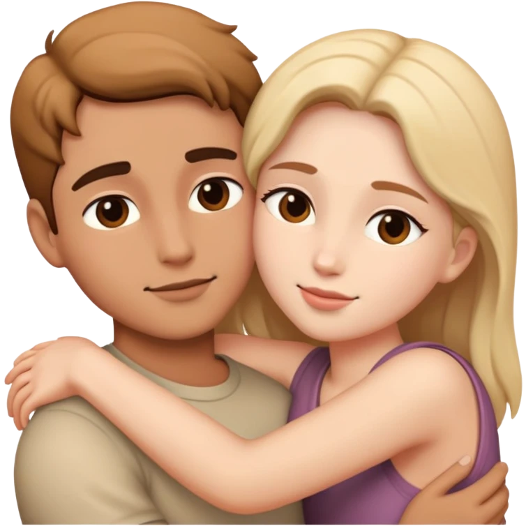 intimate moment between lovers emoji