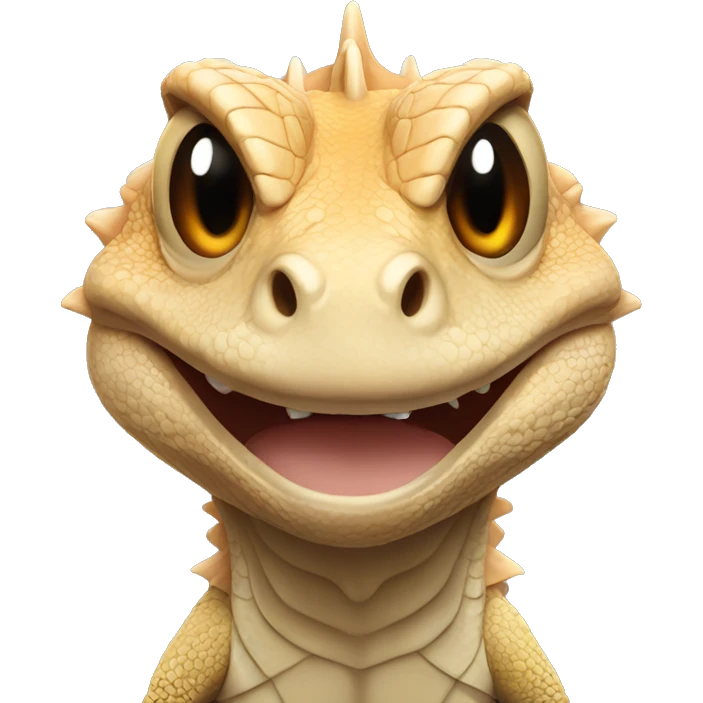 Angry bearded dragon emoji