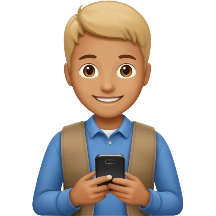 learning reading phone on tiktok emoji