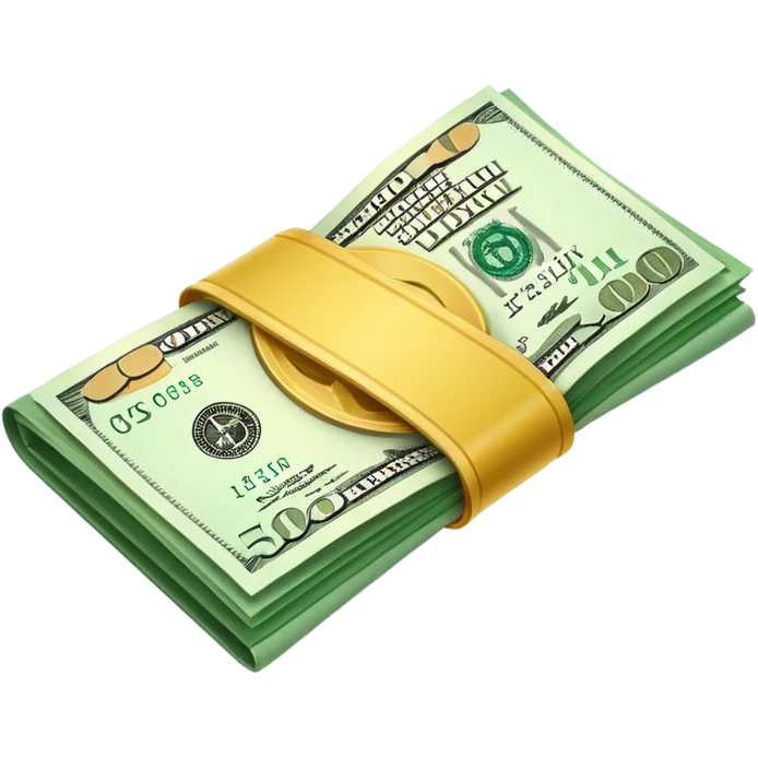 single cash bill emoji