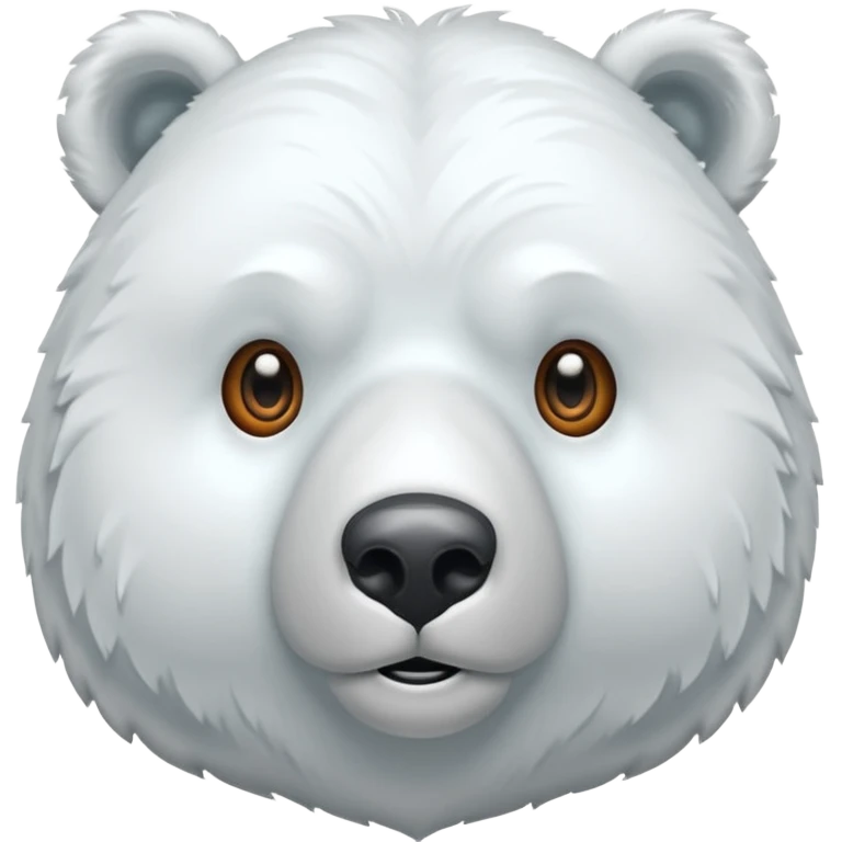 Puedes hacer a un oso polar que cierre un ojo y el otro lo tenga abierto de esta manera 😉 emoji