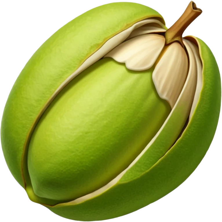 Backed pistachio  emoji