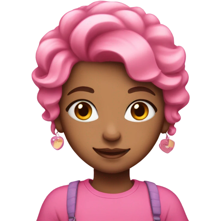 Pink girl emoji