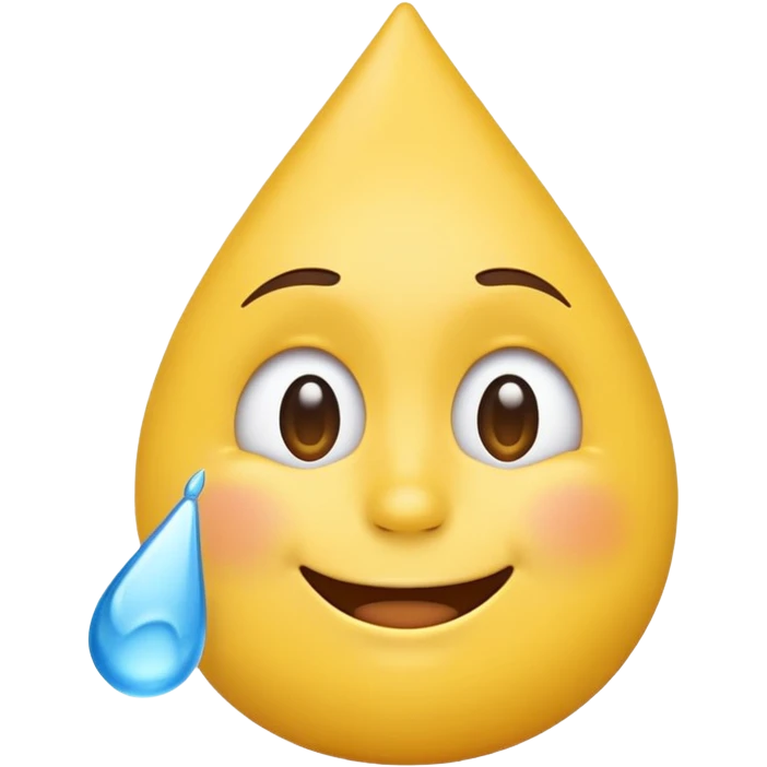 Emoji wiping tear drop off emoji