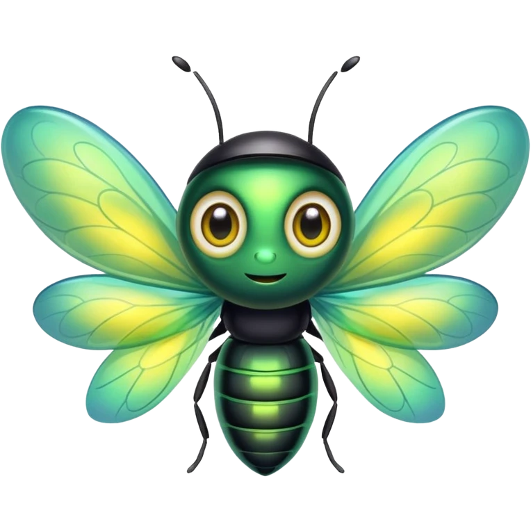 cute firefly with big eyes emoji