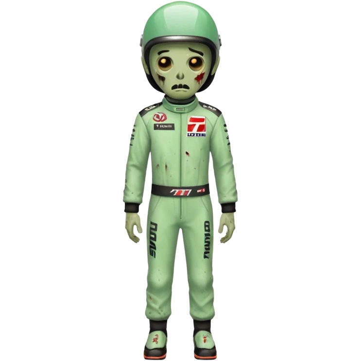 zombie formla 1 racer emoji