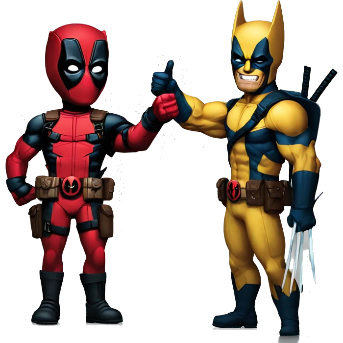 Deadpool and wolverine thumbs up emoji