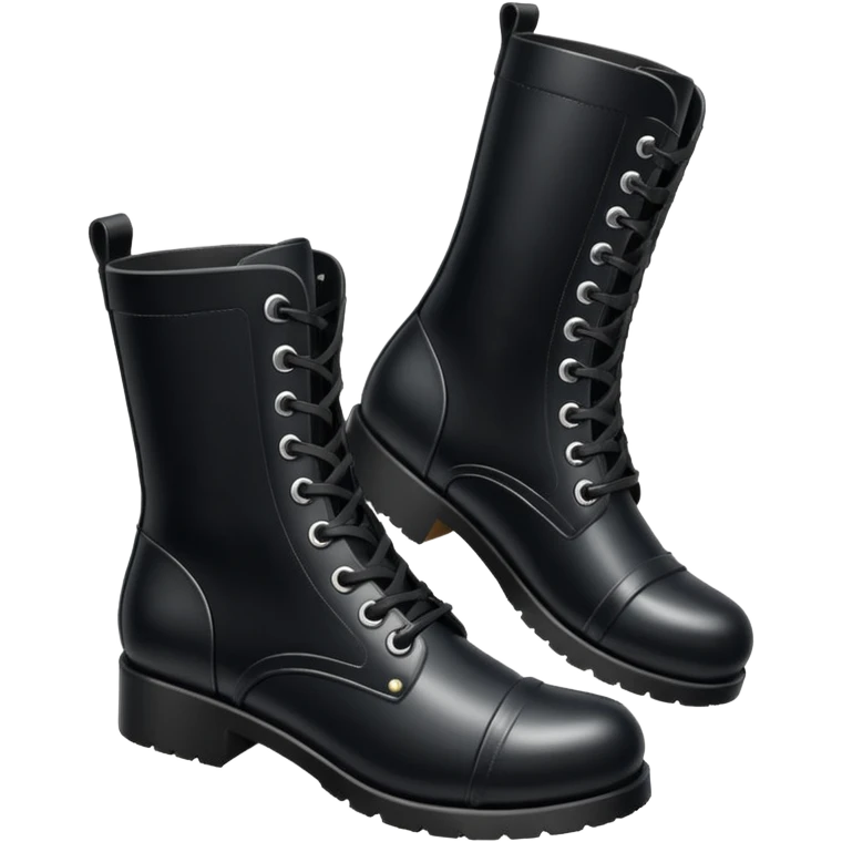 generate  me black boots emoji