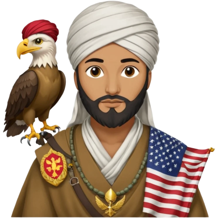 Saladin ayyubi eagle flag historically accurate emoji