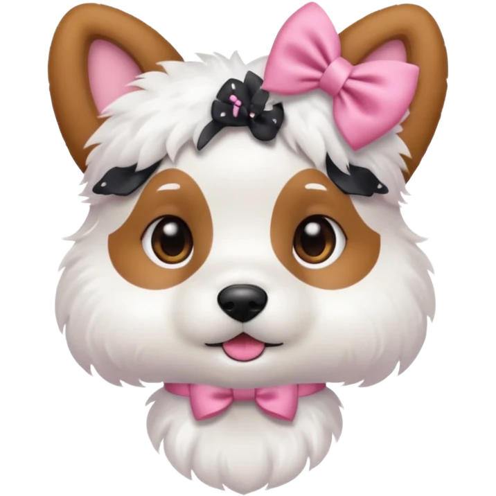 Un perro coquette emoji