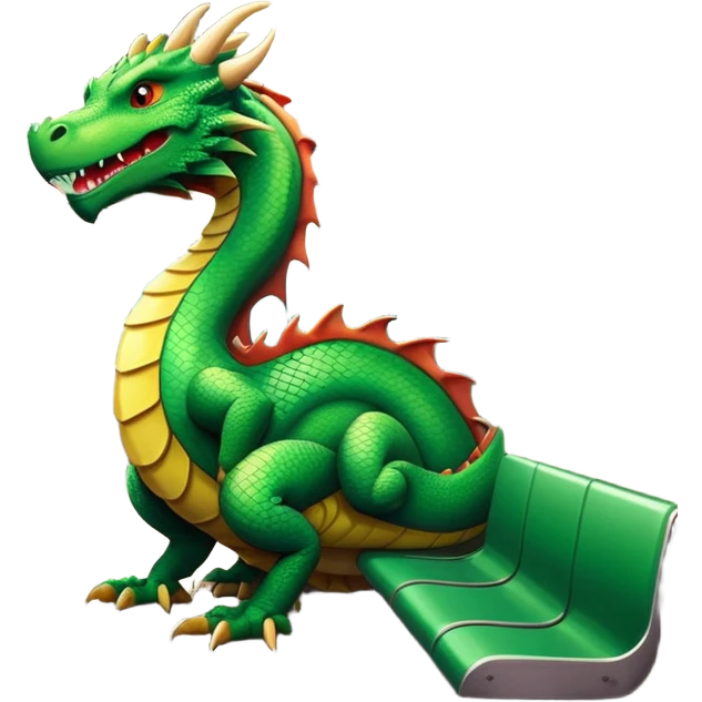 Dragon in the subway emoji