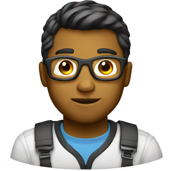 Coder coding emoji