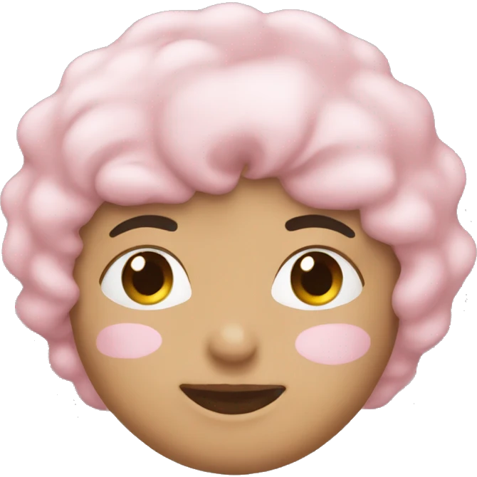 Light pink kiss  emoji