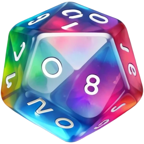  d20 dice emoji