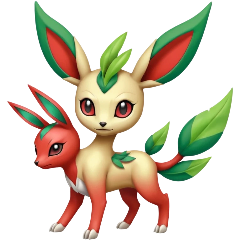 Meloetta-Scizor-Leafeon-Pokémon-Digimon-Fakémon-creature emoji