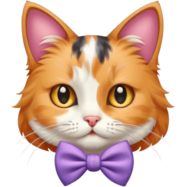 Cat with a bow  emoji