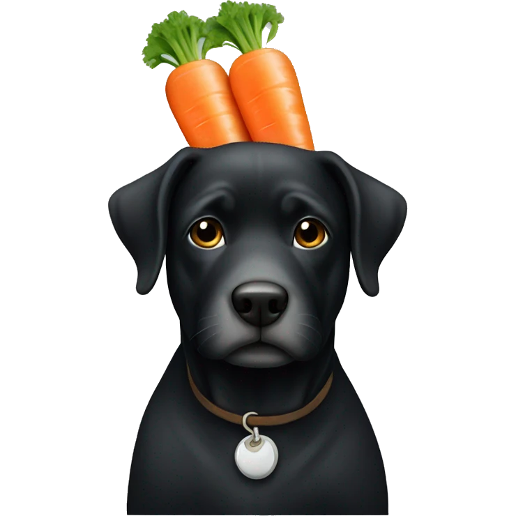 black york with carrot emoji