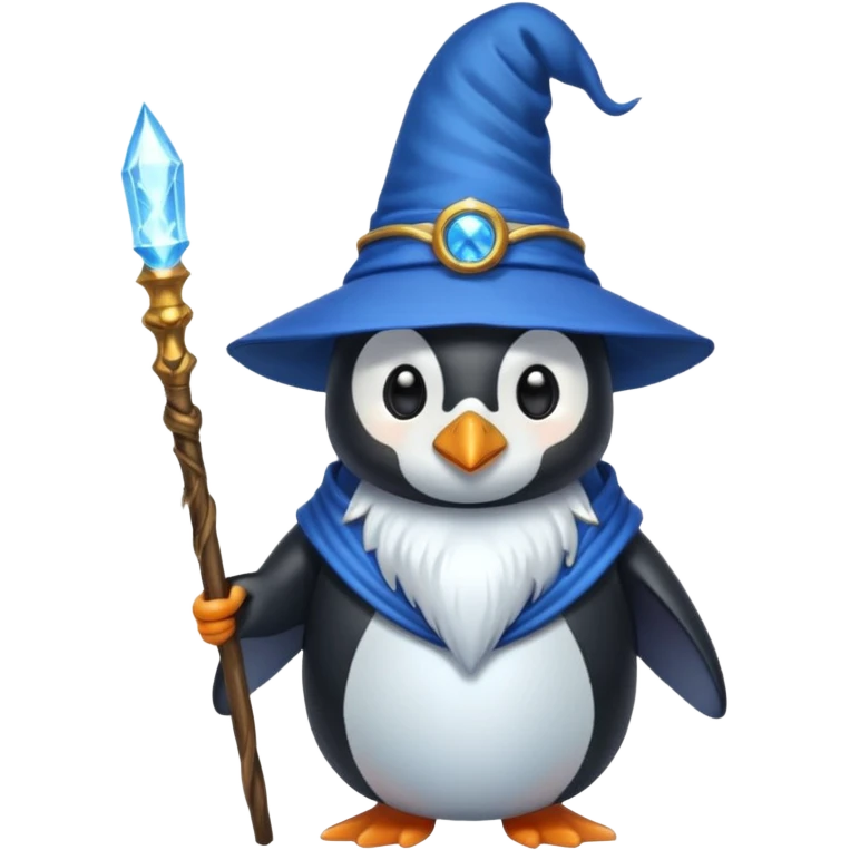 Penguin Wizard emoji