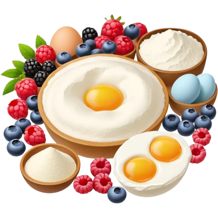 hobby baking ingredients emoji