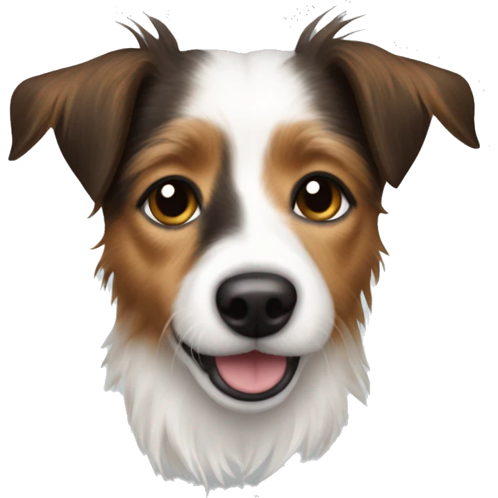 Jack Russell Terrier long haired emoji