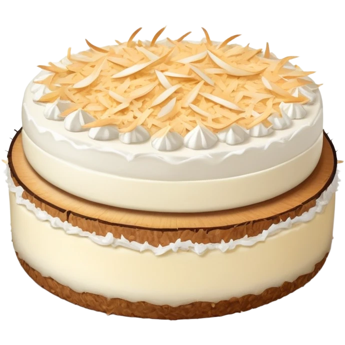 coconut cheesecake emoji