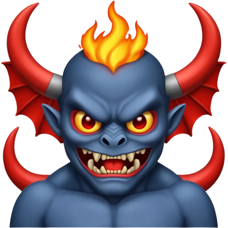 A 9/11 demon emoji