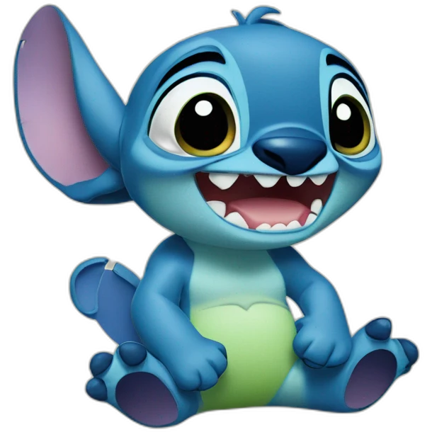 Stitch from Lilo and Stitch movie  emoji