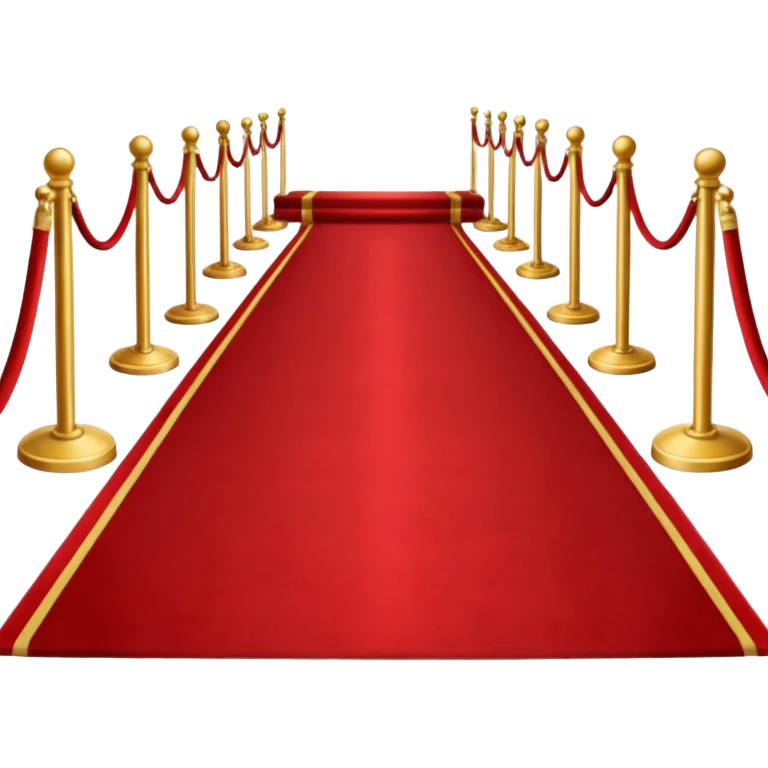 red carpet emoji