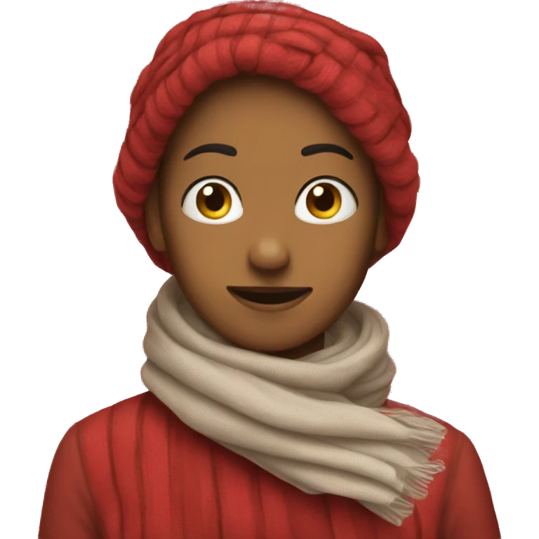 red scarf emoji