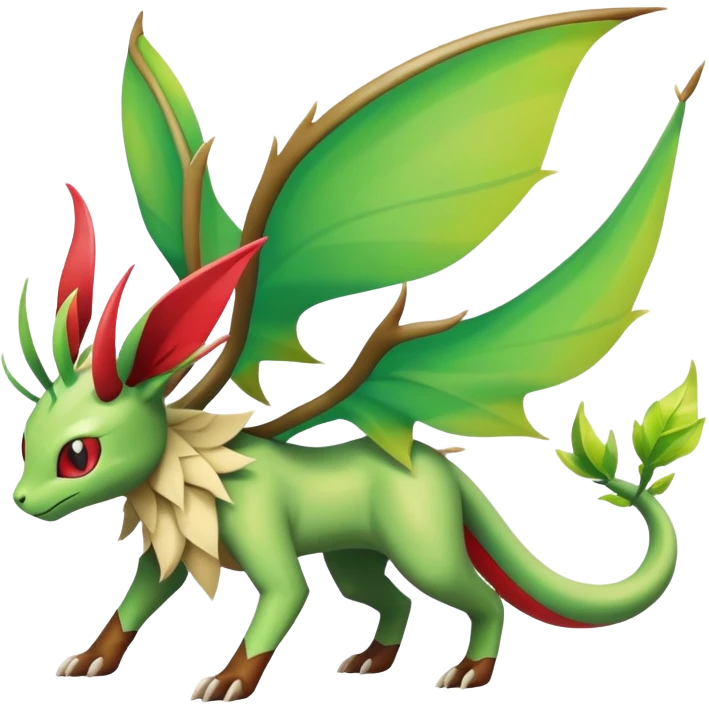 Flygon-Drakeon-Leafeon-Hybrid-Creature emoji
