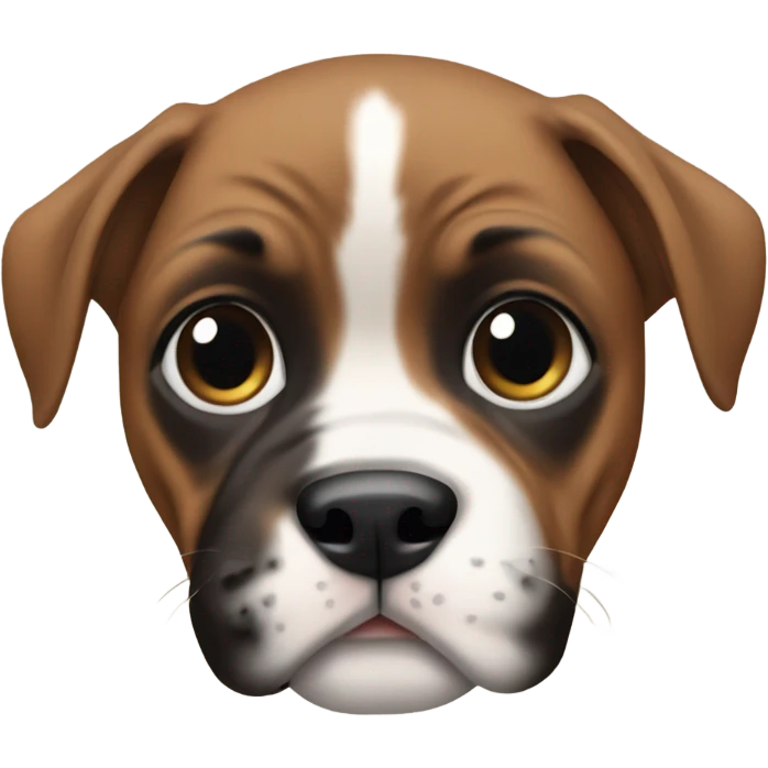Boxer puppy emoji